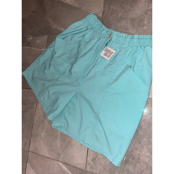Vintagel Coral Bay Cyan Shorts 14 - Picture 2 of 5